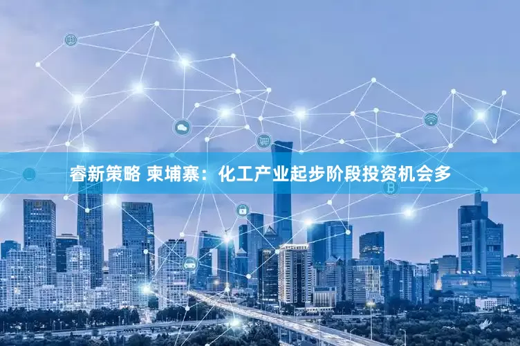 睿新策略 柬埔寨：化工产业起步阶段投资机会多